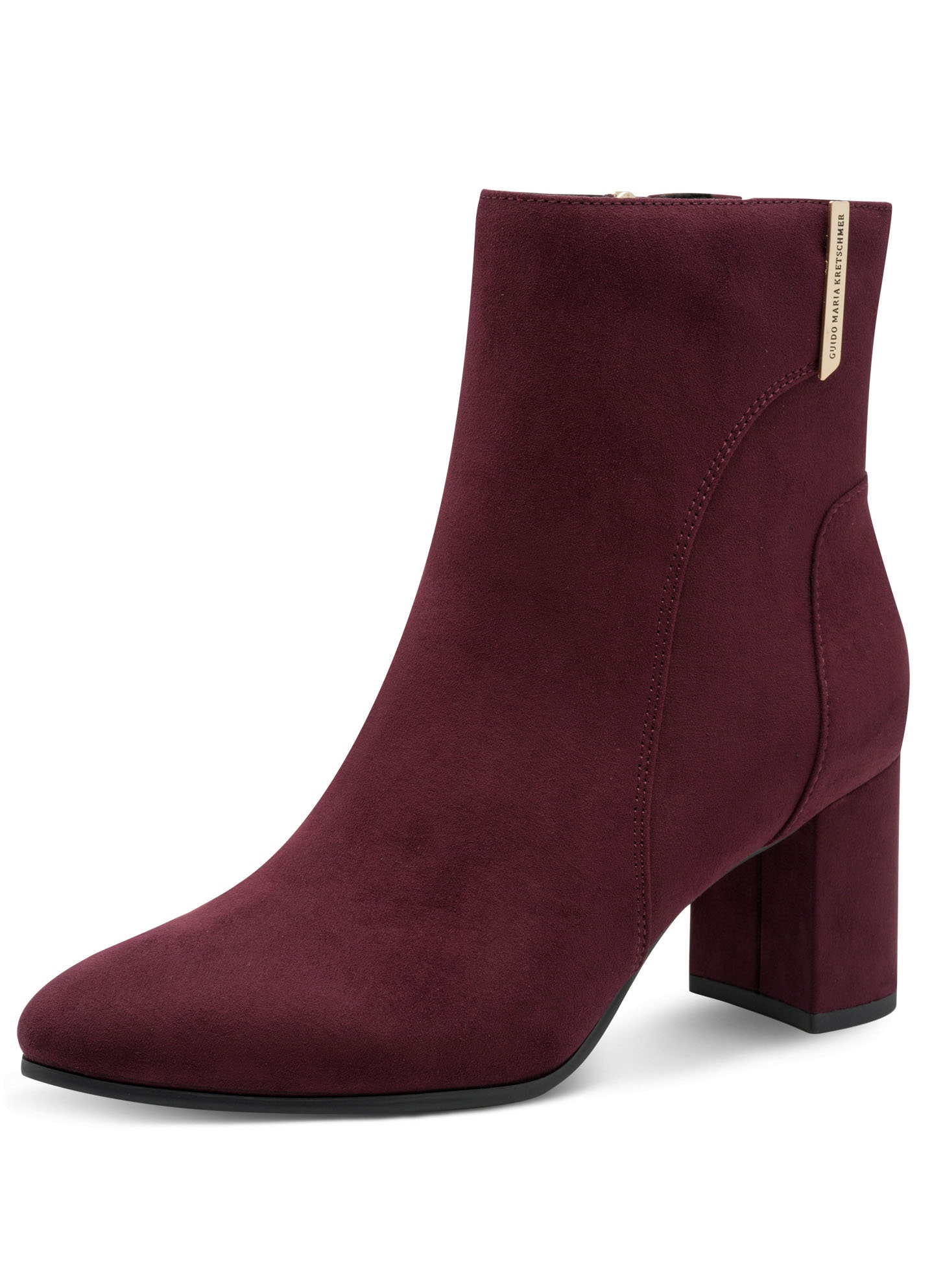 MARCO TOZZI, stilvolle Damen-Stiefeletten, Winterschuhe, Weite F, mit Reißverschluss